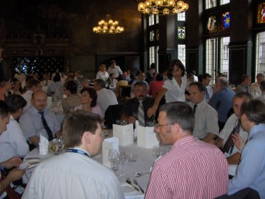 Das Kongressdinner - ein Anlass um sich nher kennen zu lernen.