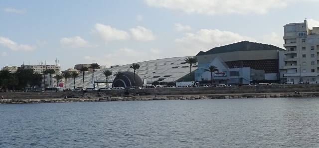 The library of Alexandria built on 2001 by Kjetil Traedal Thorsen (NO) and his international Snohetta team.