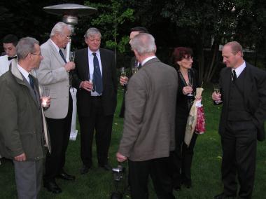 Garden party with Prof. Ing. Vclav Legt,<BR>
 Department for Quality and the Dependability of Machines,<BR>
 Technical Faculty, CUA in Prague