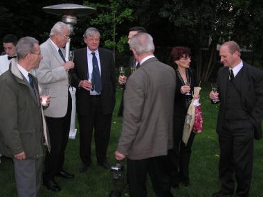 Garden party with Prof. Ing. Václav Legát,<BR>
Department for Quality and the Dependability of Machines,<BR>
Technical Faculty, CUA in Prague