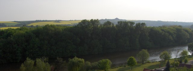 Blick von der Wettiner Burg.