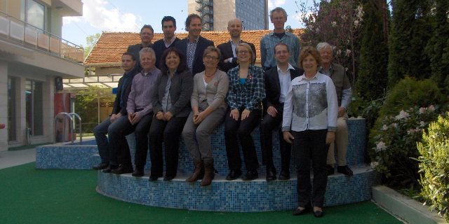 The participants of the meeting - in front: Mrs. Liliana Dombalova from NAVET (BG).