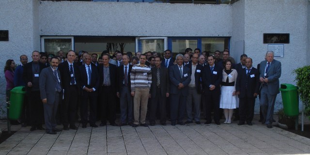 The participants in front of ENIM.