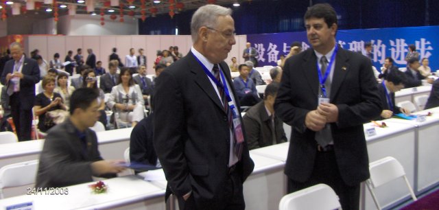Jos Eduardo Lobato, President ABRAMAN (right) and Athayde Ribeiro Tell, Sectretary ABRAMAN.