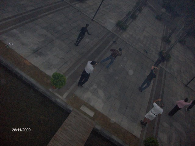 07am: Ti chi in front of The University Town International Hotel:<BR>
Maintenance of our Human Resources.
